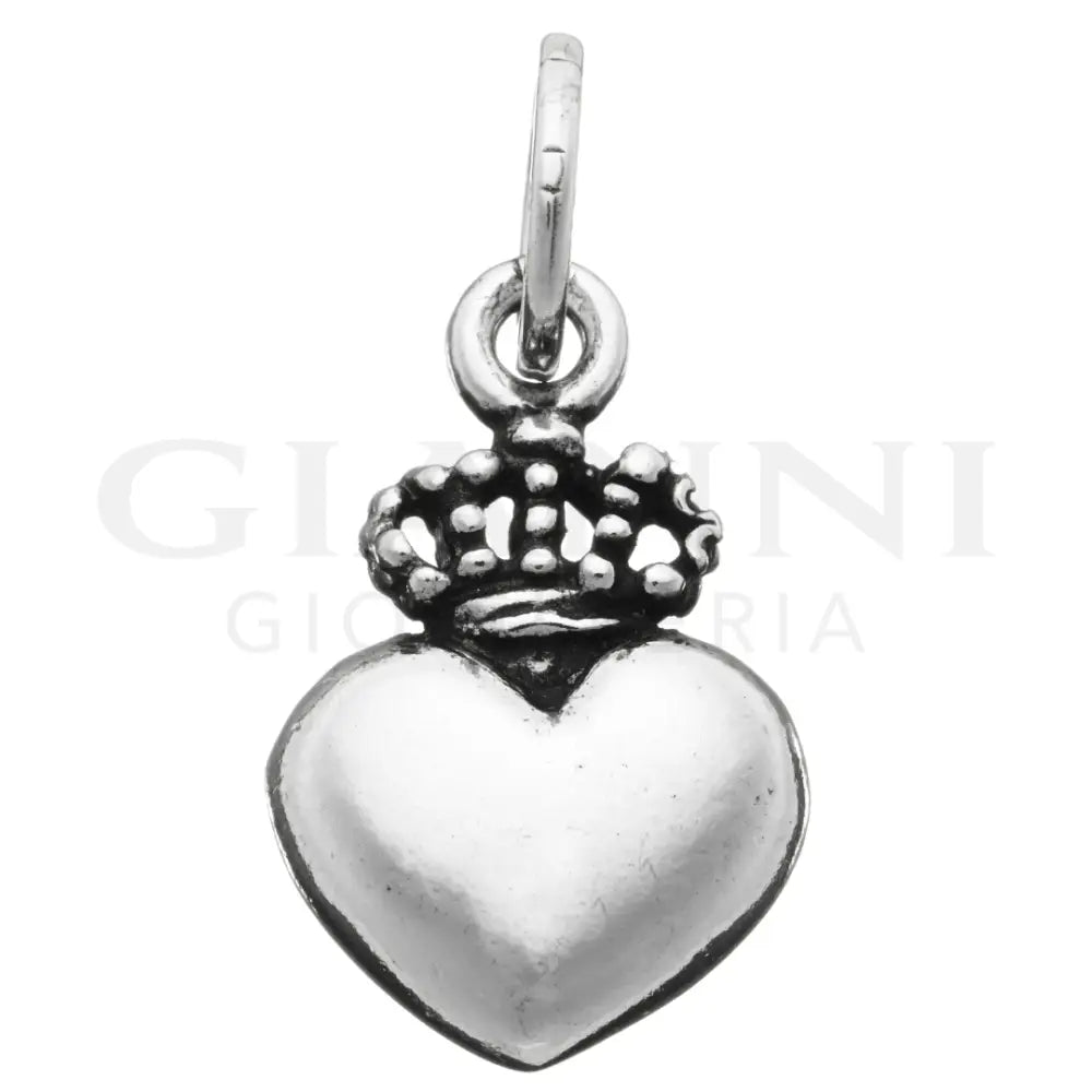 Charm Giovanni Raspini - Cuore Con Corona Charm