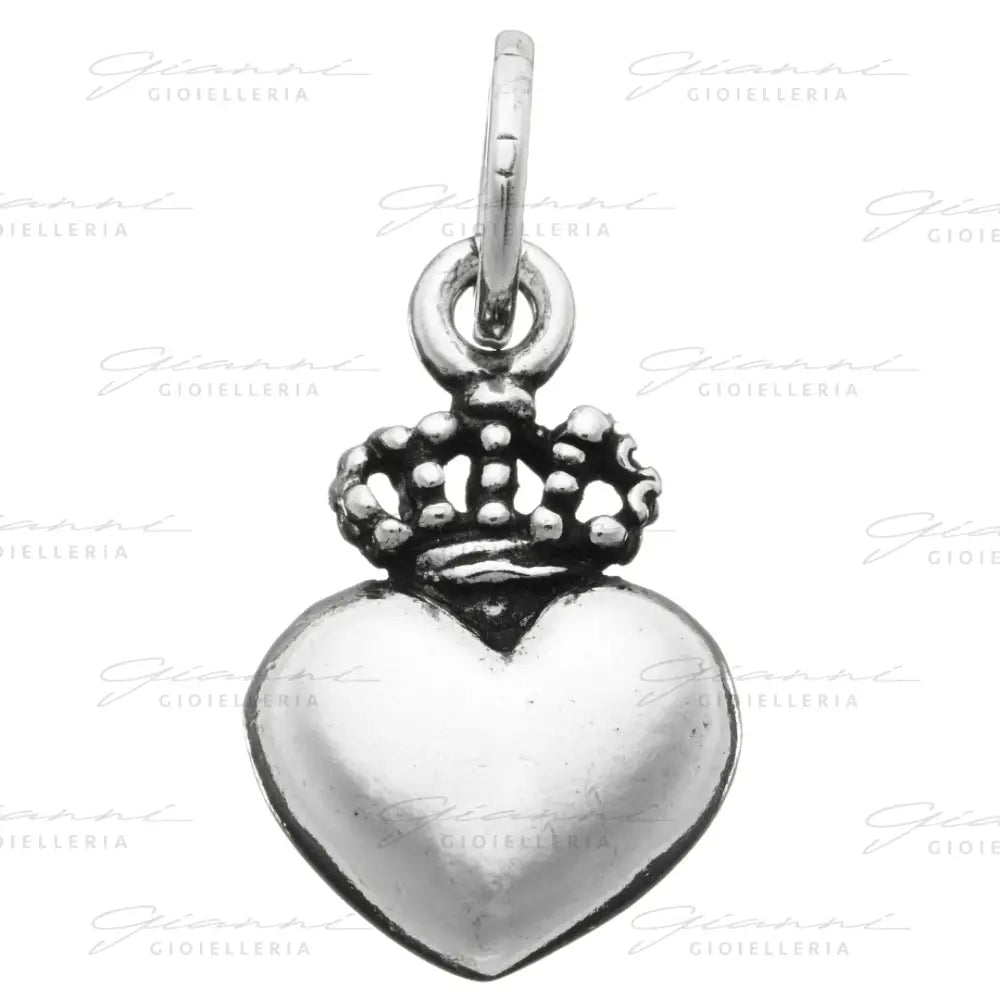Charm Giovanni Raspini - Cuore Con Corona Charm