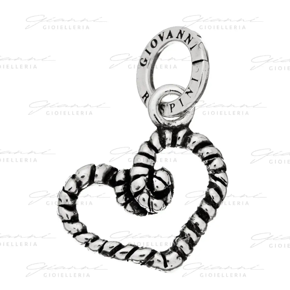 Charm Giovanni Raspini - Cuore Corda Charm