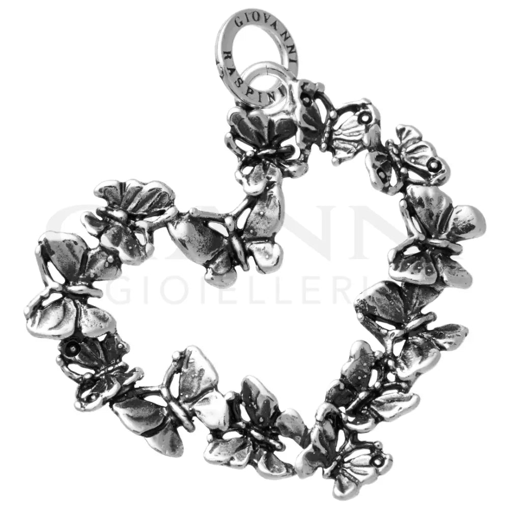 Charm Giovanni Raspini - Cuore Farfalle Grande Charm