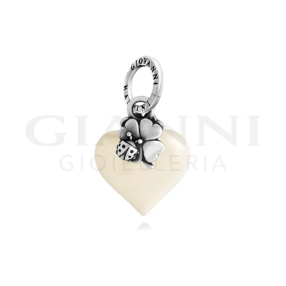 Charm Giovanni Raspini - Cuore Lucky Avorio Charm