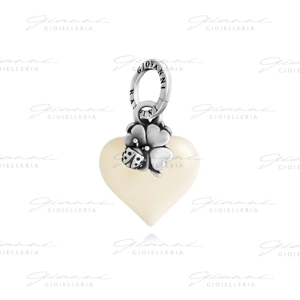 Charm Giovanni Raspini - Cuore Lucky Avorio Charm