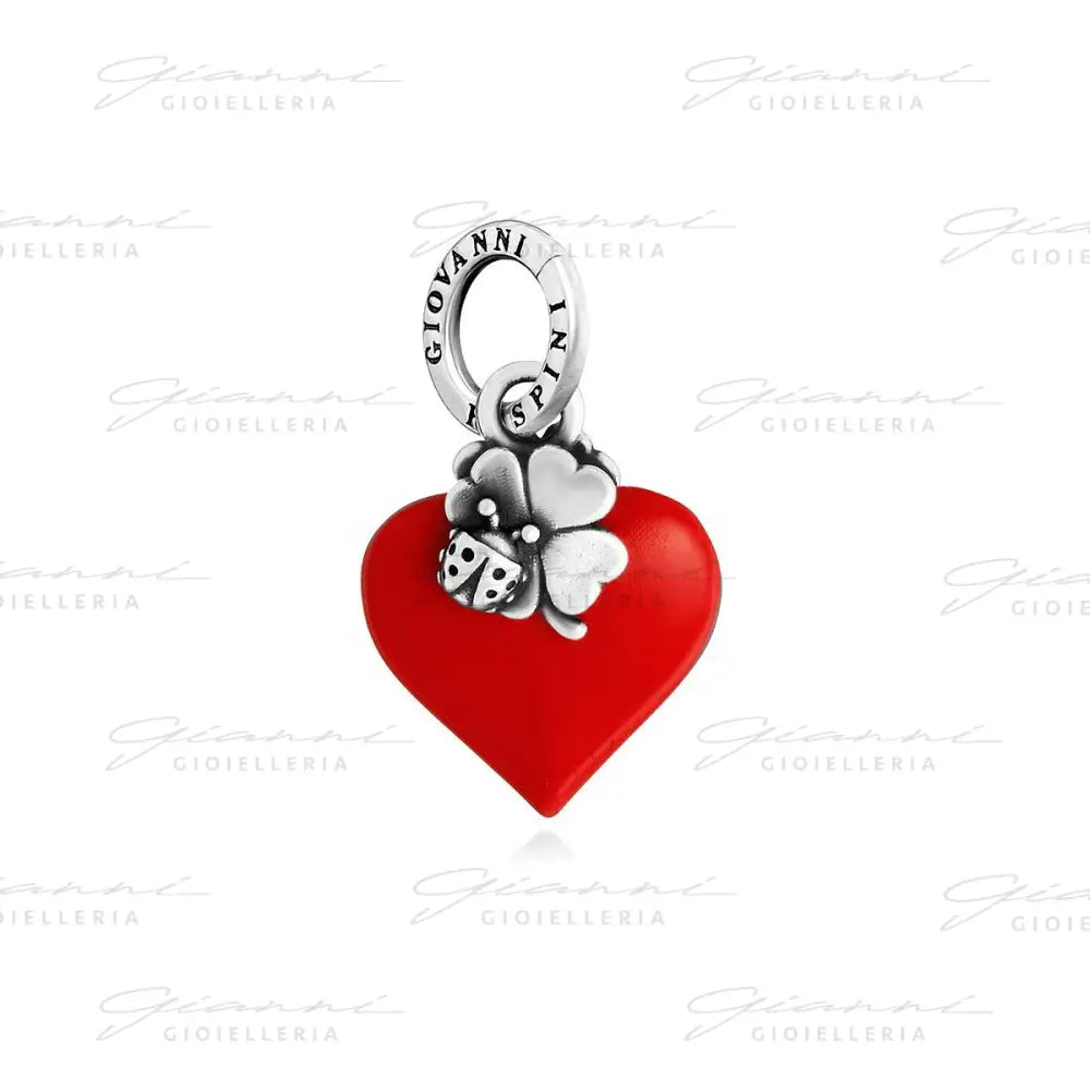 Charm Giovanni Raspini - Cuore Lucky Rosso Charm