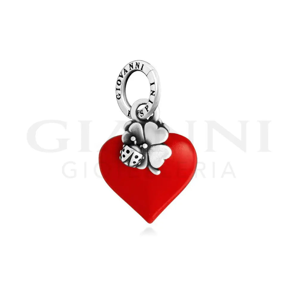 Charm Giovanni Raspini - Cuore Lucky Rosso Charm