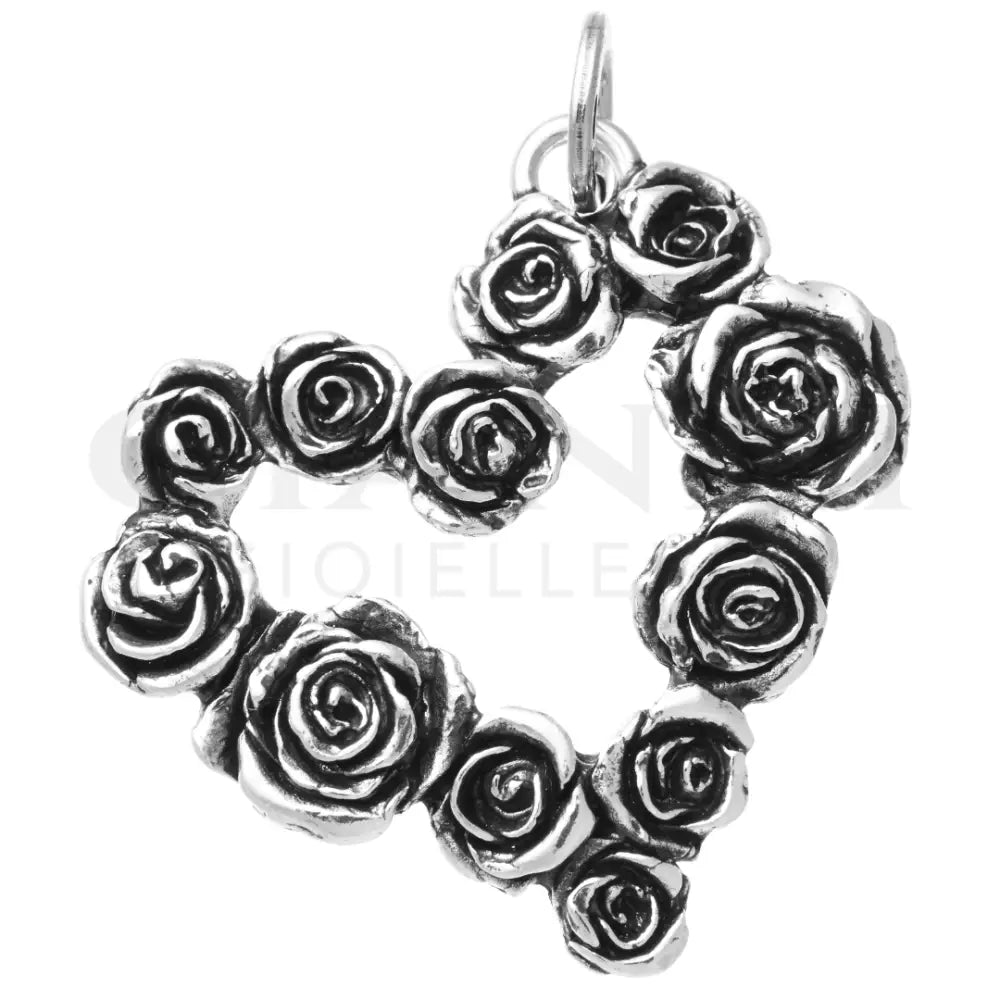 Charm Giovanni Raspini - Cuore Rose Charm