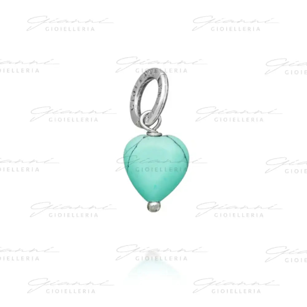 Charm Giovanni Raspini - Cuore Turchese Charm