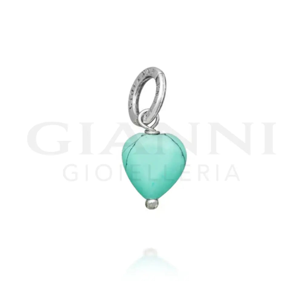 Charm Giovanni Raspini - Cuore Turchese Charm