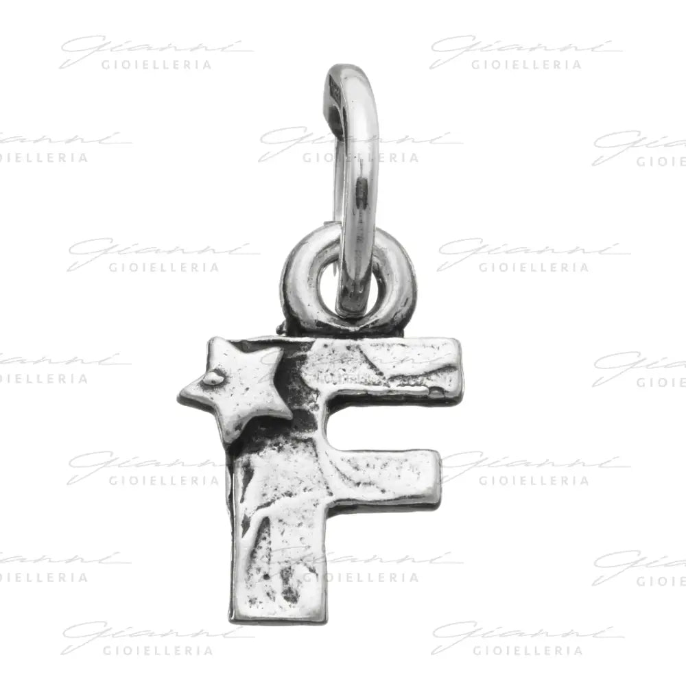 Charm Giovanni Raspini - ’F’ Con Stelle Charm