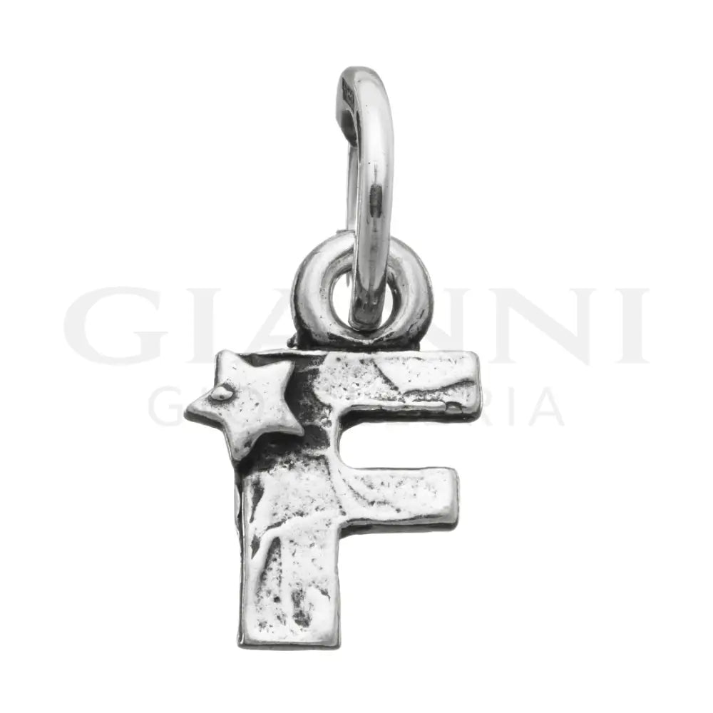 Charm Giovanni Raspini - ’F’ Con Stelle Charm