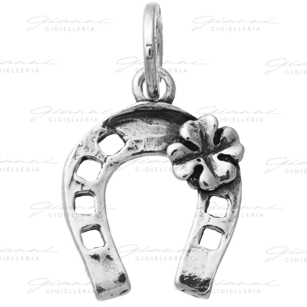 Charm Giovanni Raspini - Ferro di Cavallo Quadrifoglio Medio Charm