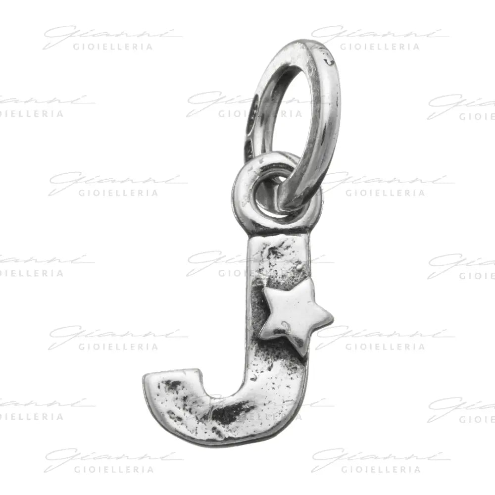Charm Giovanni Raspini - ’J’ Con Stelle Charm
