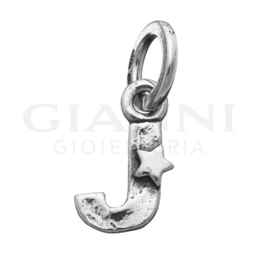 Charm Giovanni Raspini - ’J’ Con Stelle Charm
