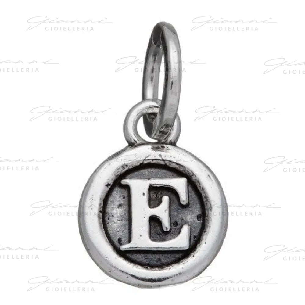 Charm Giovanni Raspini - Lettera ’E’ Bottone Charm