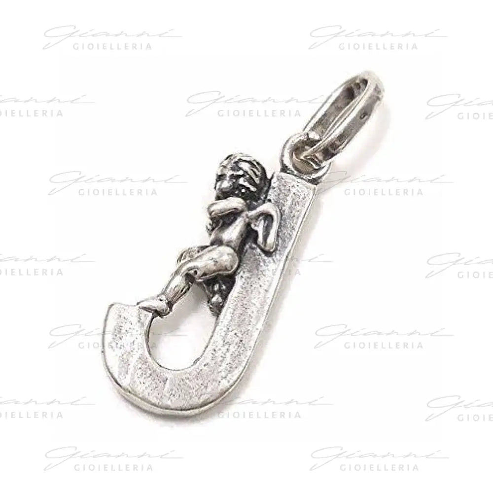 Charm Giovanni Raspini - Lettera ’J’ Angelo Charm