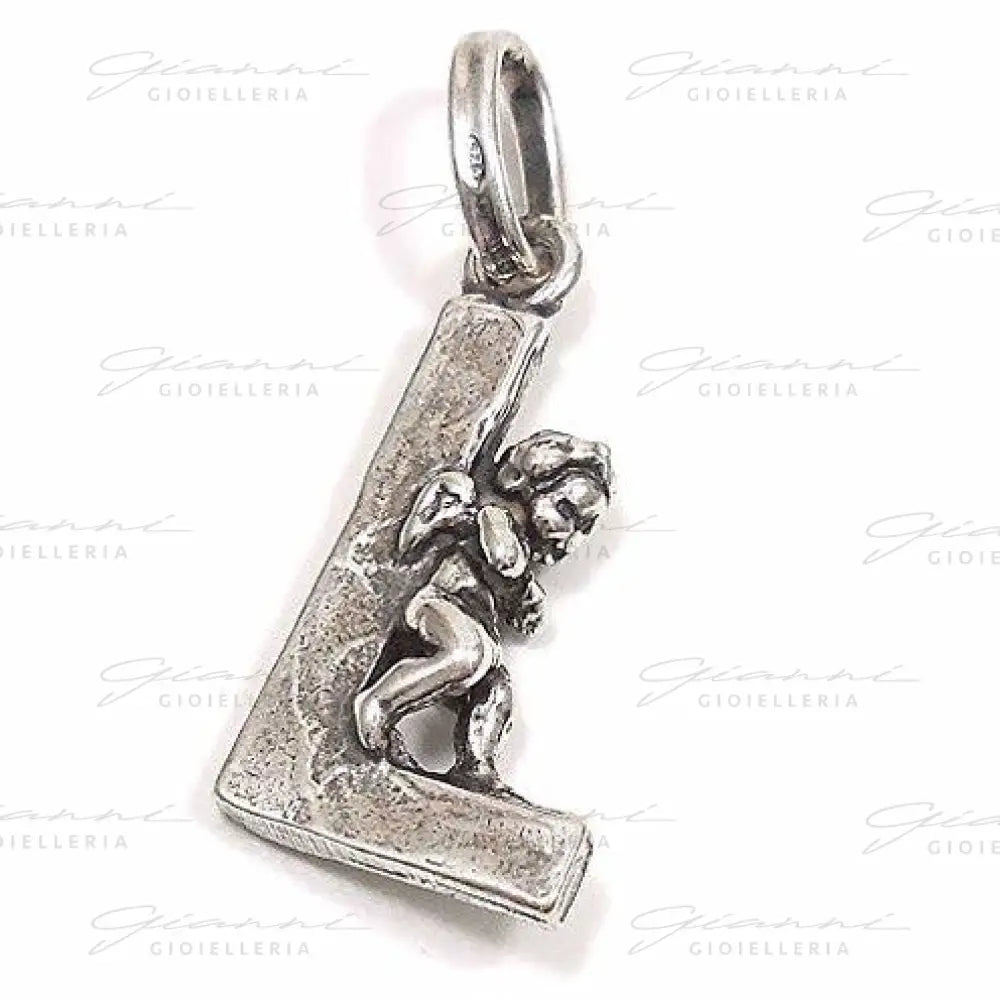 Charm Giovanni Raspini - Lettera ’L’ Angelo Charm