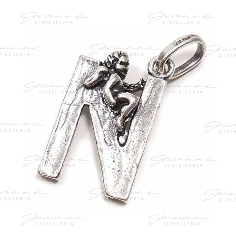 Charm Giovanni Raspini - Lettera ’N’ Angelo Charm