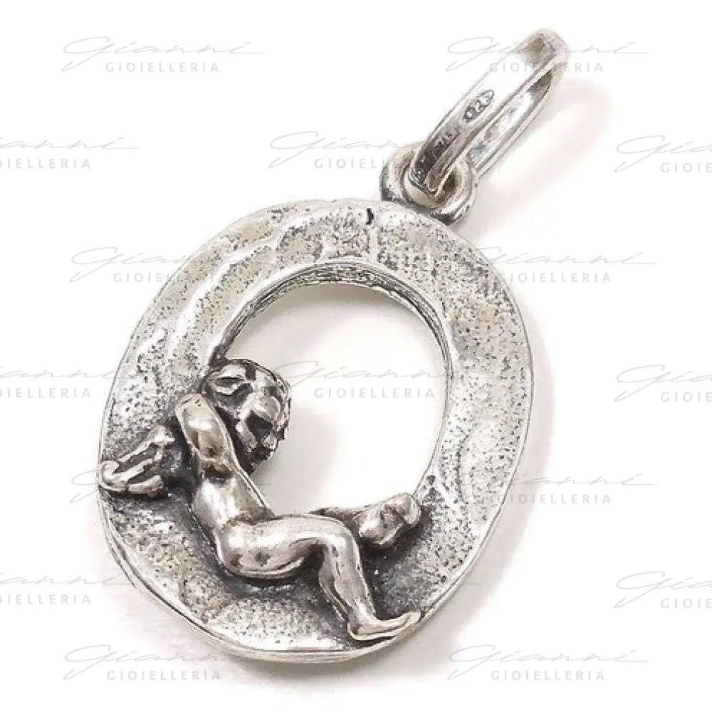 Charm Giovanni Raspini - Lettera ’O’ Angelo Charm