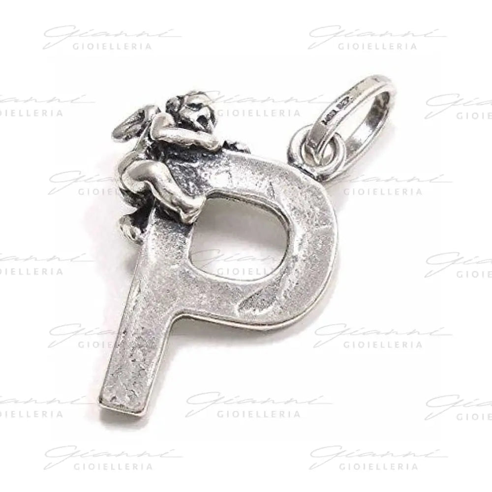Charm Giovanni Raspini - Lettera ’P’ Angelo Charm