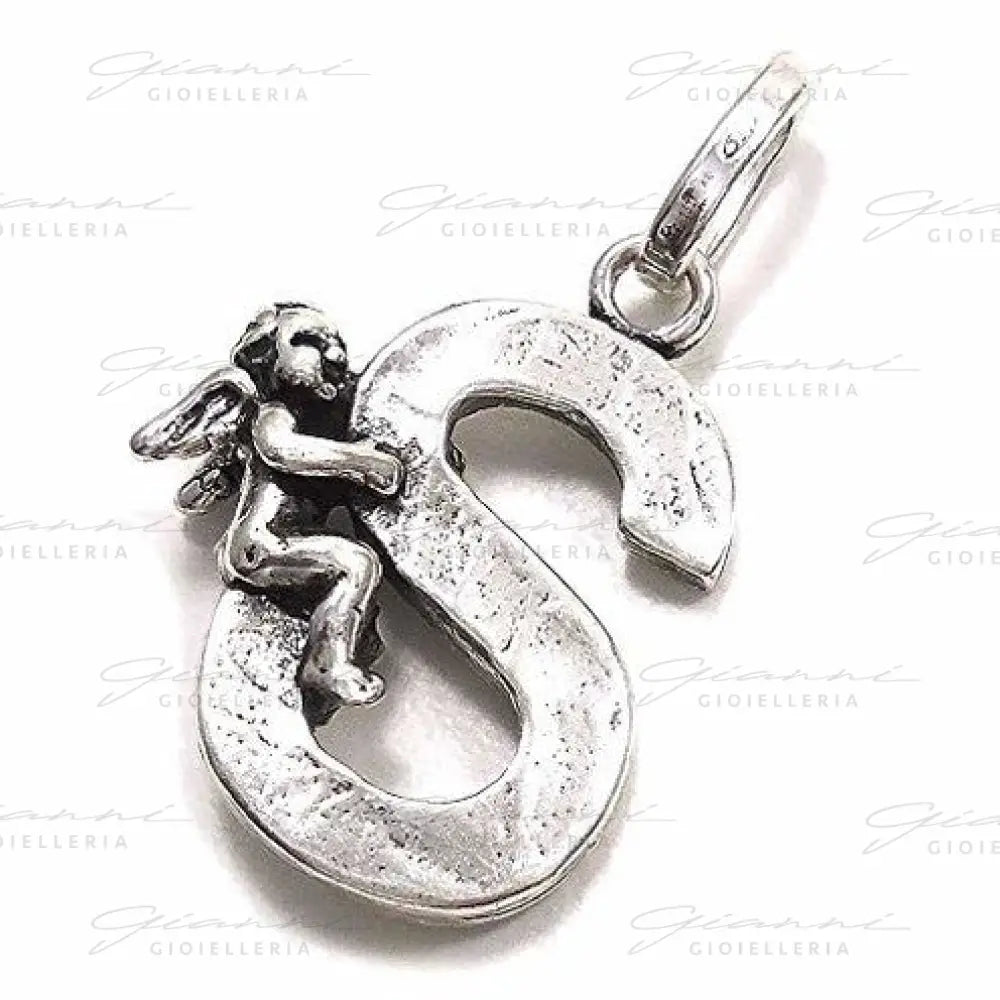 Charm Giovanni Raspini - Lettera ’S’ Angelo Charm