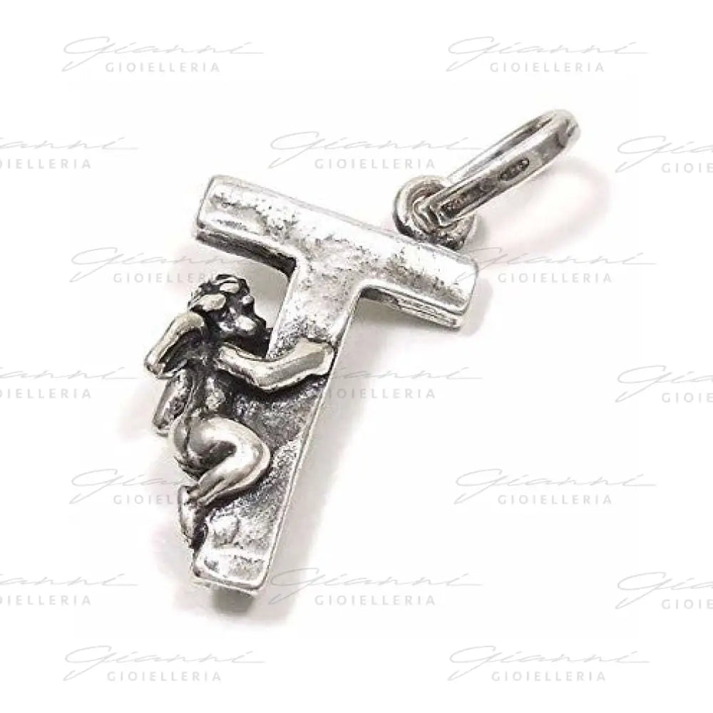 Charm Giovanni Raspini - Lettera ’T’ Angelo Charm