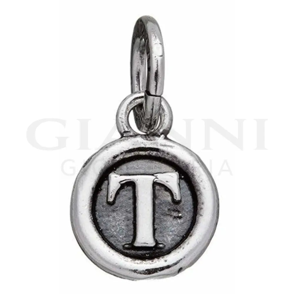 Charm Giovanni Raspini - Lettera ’T’ Bottone Charm