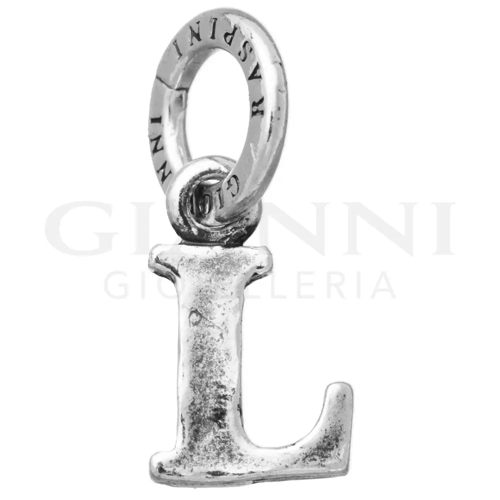 Charm Giovanni Raspini - Mini Lettera Logo ’L’ Charm
