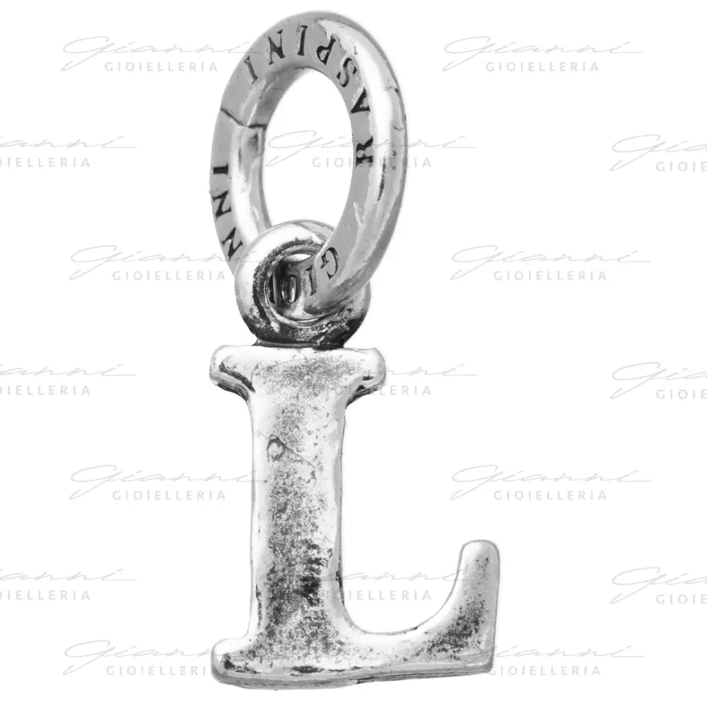 Charm Giovanni Raspini - Mini Lettera Logo ’L’ Charm