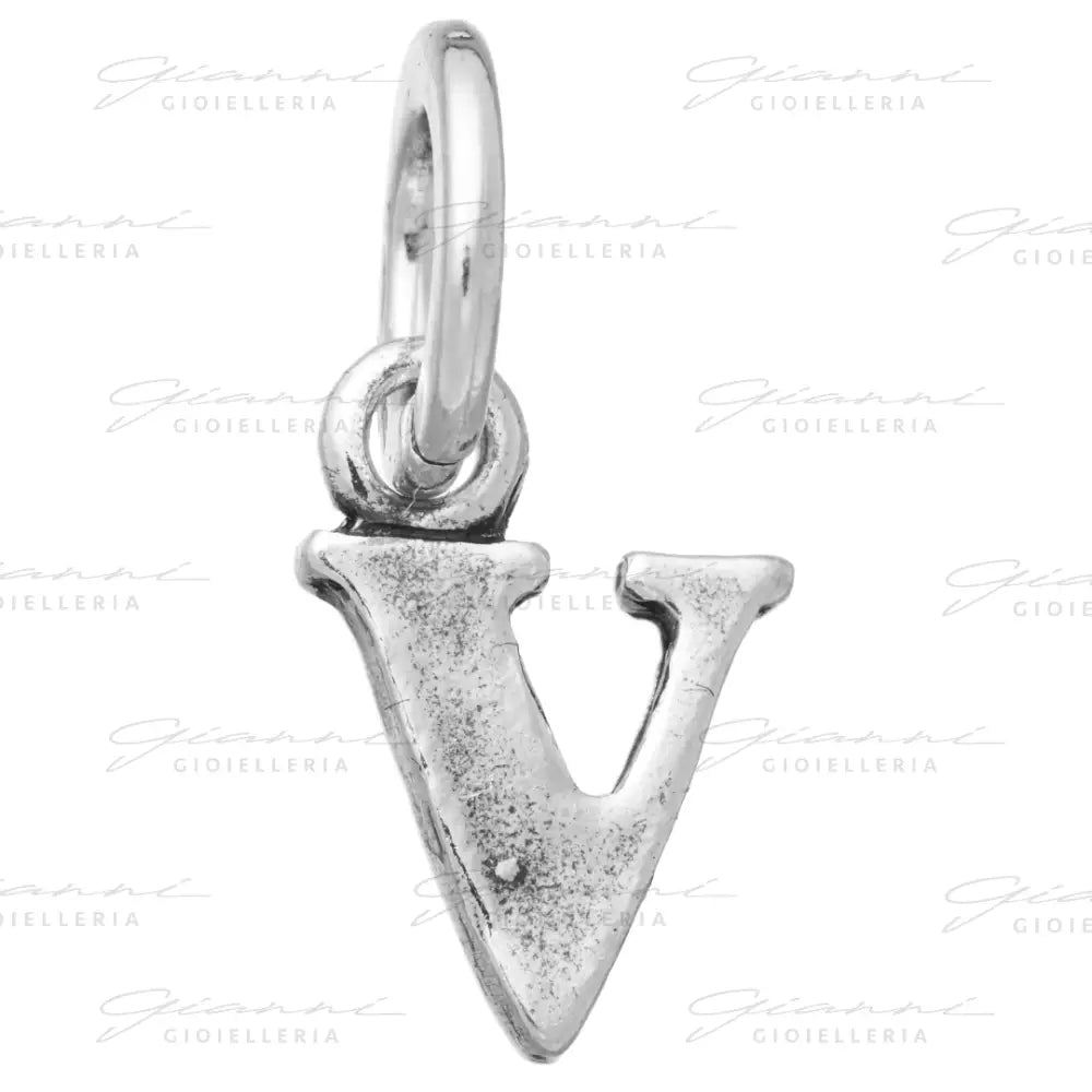 Charm Giovanni Raspini - Mini Lettera Logo ’V’ Charm