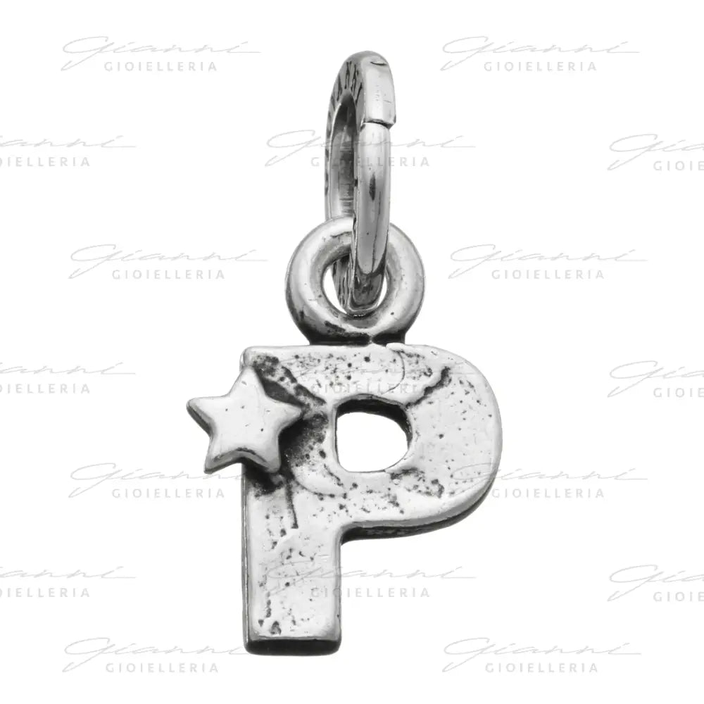 Charm Giovanni Raspini - ’P’ Con Stelle Charm