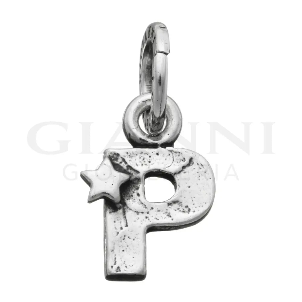 Charm Giovanni Raspini - ’P’ Con Stelle Charm