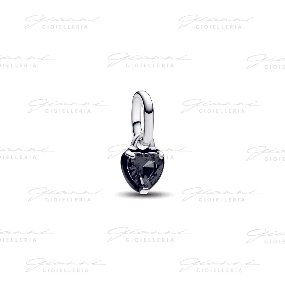 Charm Mini Pendente Black Chakra Heart Pandora ME