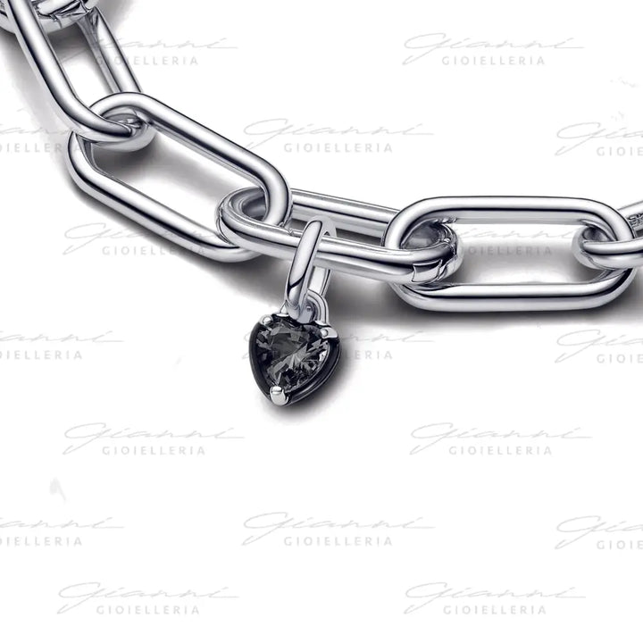 Charm Mini Pendente Black Chakra Heart Pandora ME