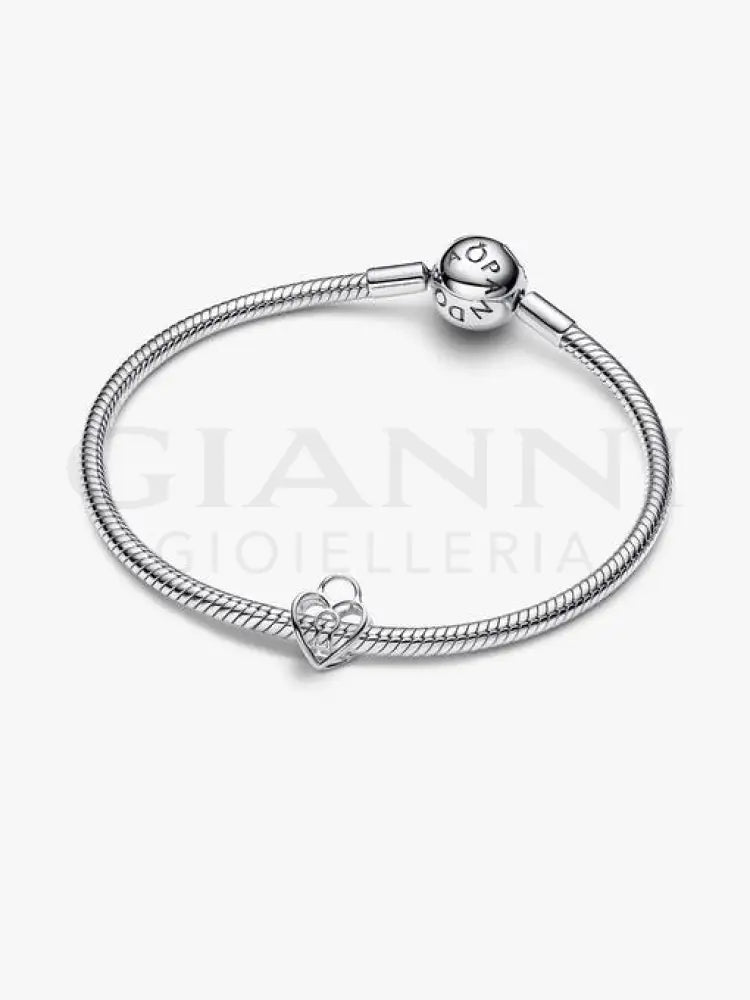 Charm Openwork Pandora - Lucchetto Cuore Charm