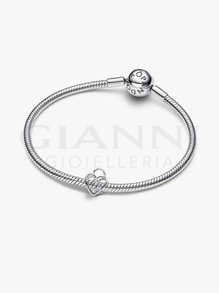 Charm Openwork Pandora - Lucchetto Cuore Charm