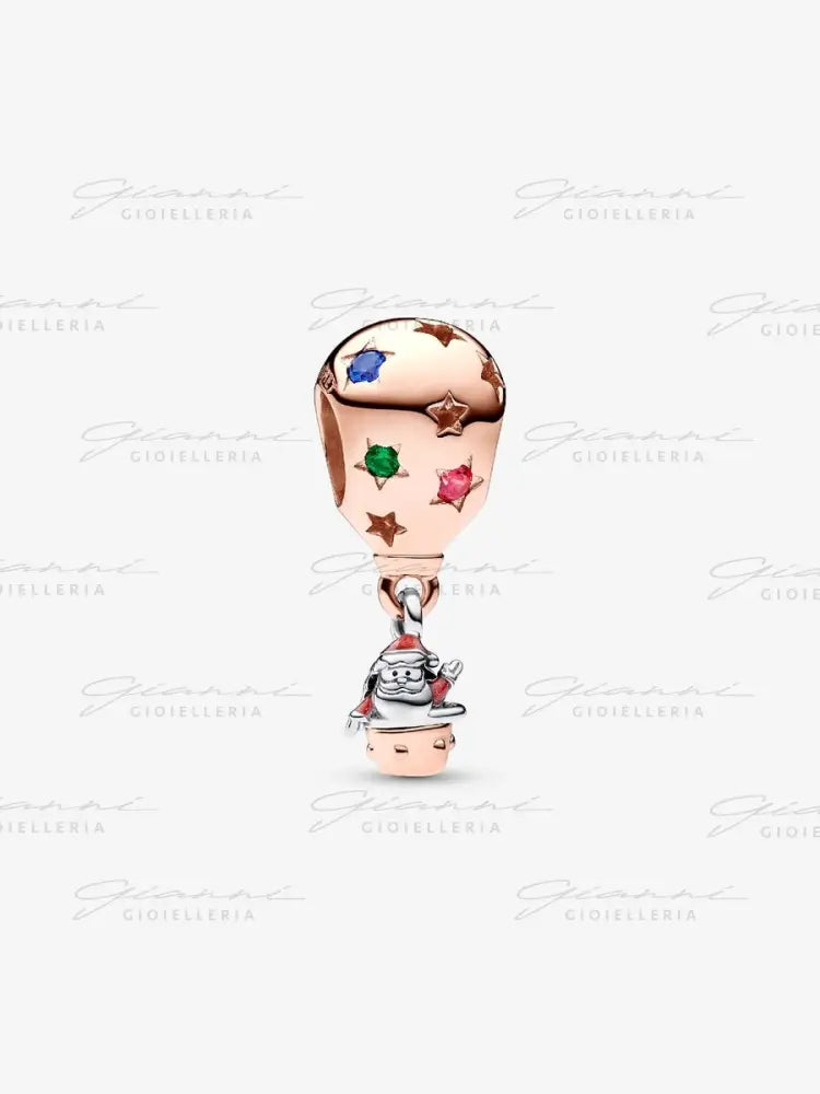 Charm Pandora - Babbo Natale in Mongolfiera Charm