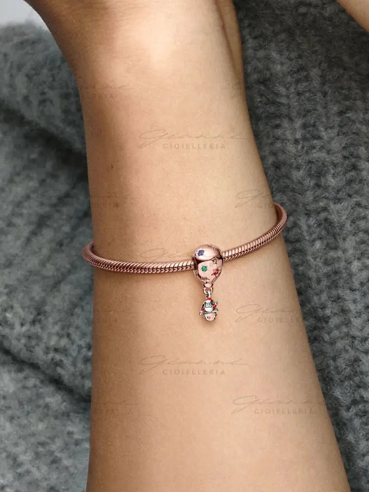 Charm Pandora - Babbo Natale in Mongolfiera Charm