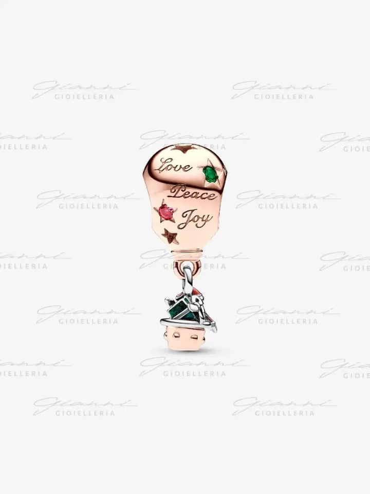 Charm Pandora - Babbo Natale in Mongolfiera Charm