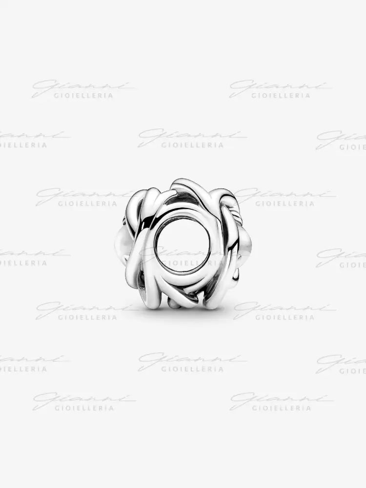 Charm Pandora - Cerchio Eterno Bianco Aprile Charm
