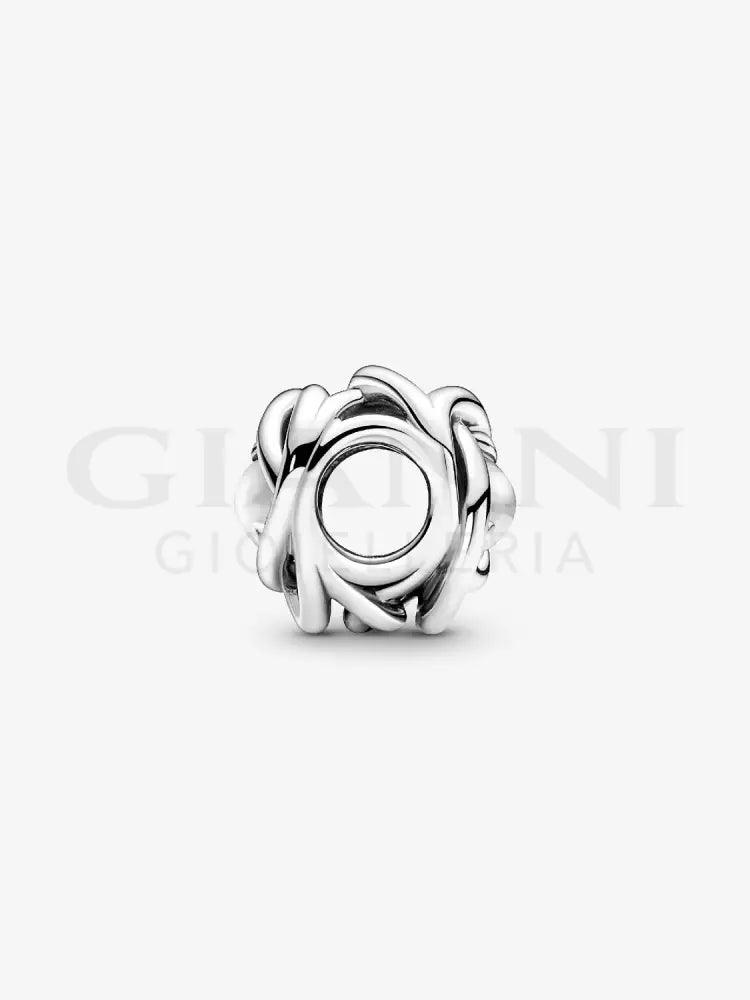 Charm Pandora - Cerchio Eterno Bianco Aprile Charm