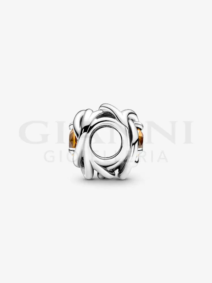 Charm Pandora - Cerchio Eterno Miele Novembre Charm