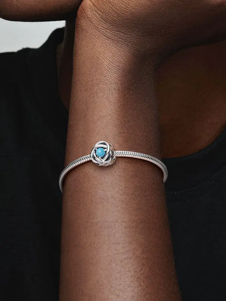 Charm Pandora - Cerchio Eterno Turchese Dicembre Charm