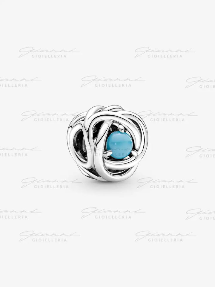 Charm Pandora - Cerchio Eterno Turchese Dicembre Charm