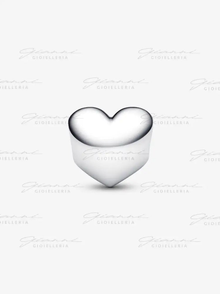 Charm Pandora - Cuore con Pietra Azzurra Marzo da incidere Charm