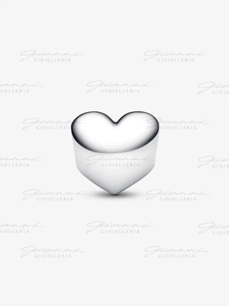 Charm Pandora - Cuore con Pietra Verde Agosto da incidere Charm