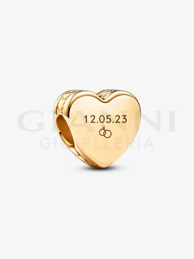 Charm Pandora - Cuore da incidere Charm