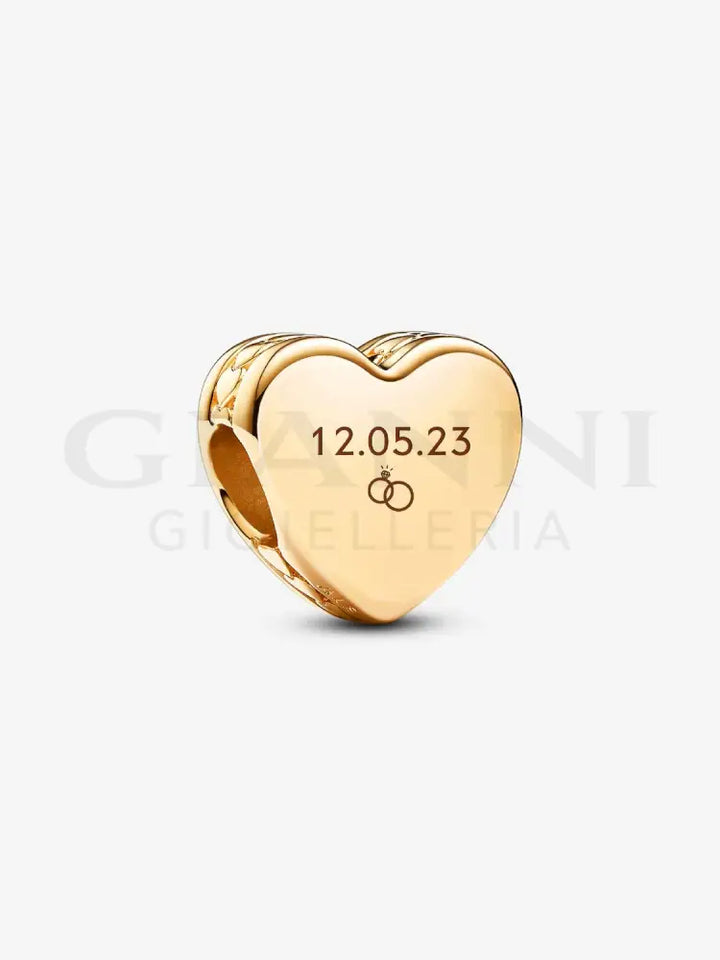Charm Pandora - Cuore da incidere Charm