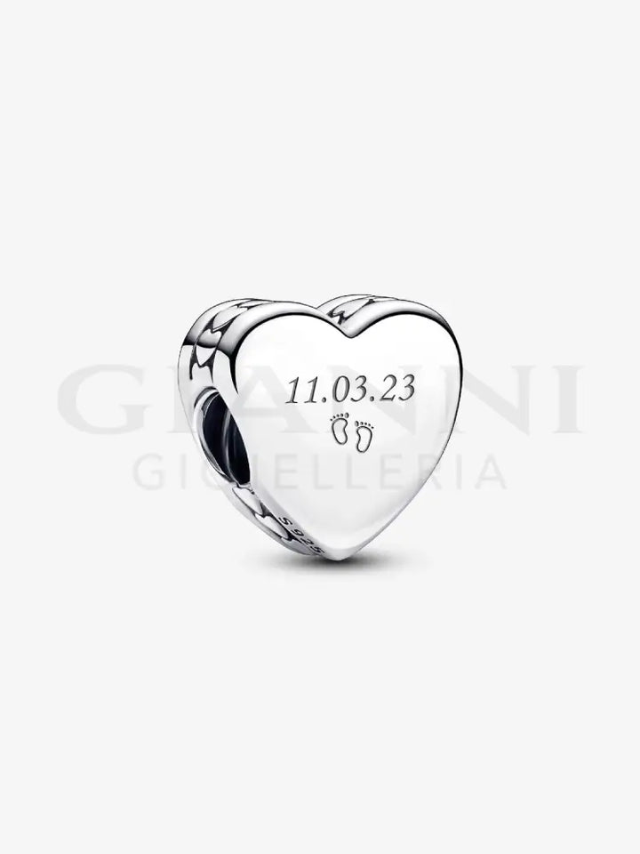 Charm Pandora - Cuore da incidere Charm