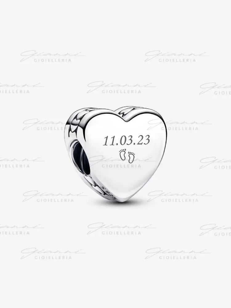 Charm Pandora - Cuore da incidere Charm
