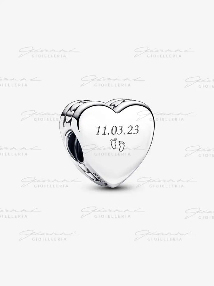 Charm Pandora - Cuore da incidere Charm