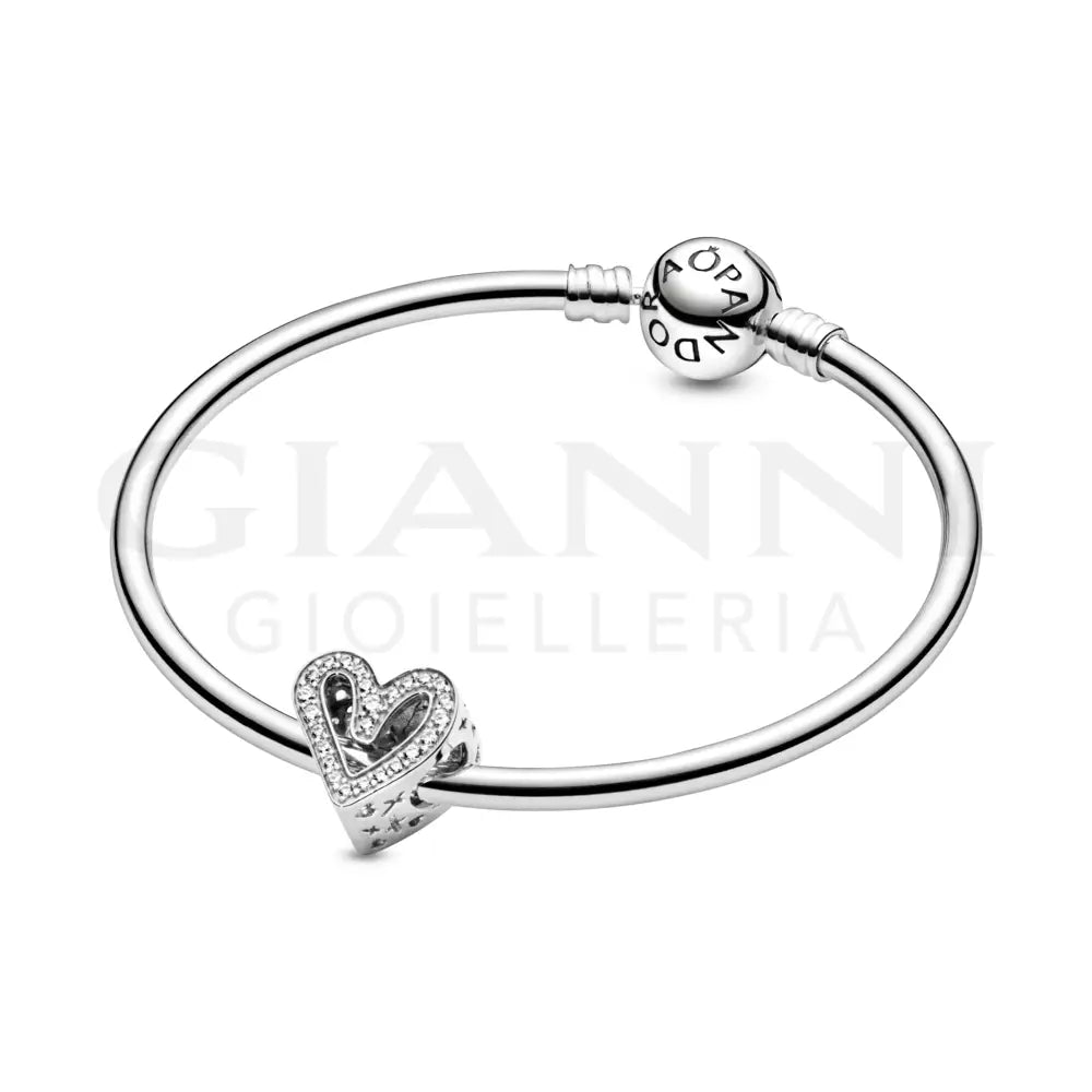 Charm Pandora - Cuore Disegnato Scintillante Charm